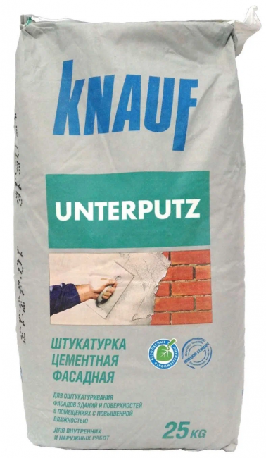 Штукатурка цементная КНАУФ Унтерпутц 25 кг. купить недорого в Москве на 41км МКАД